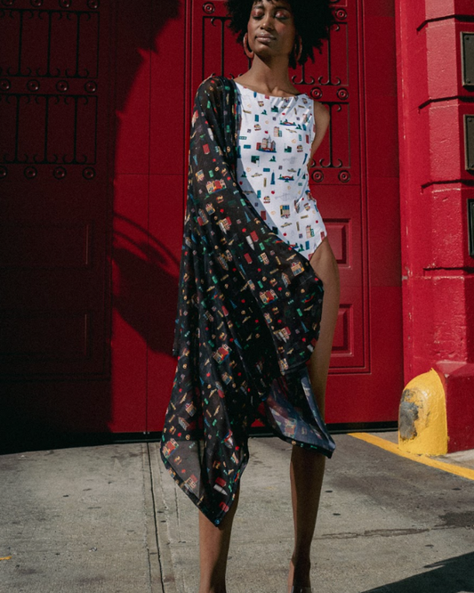 PAREO TULLE NYC BLACK